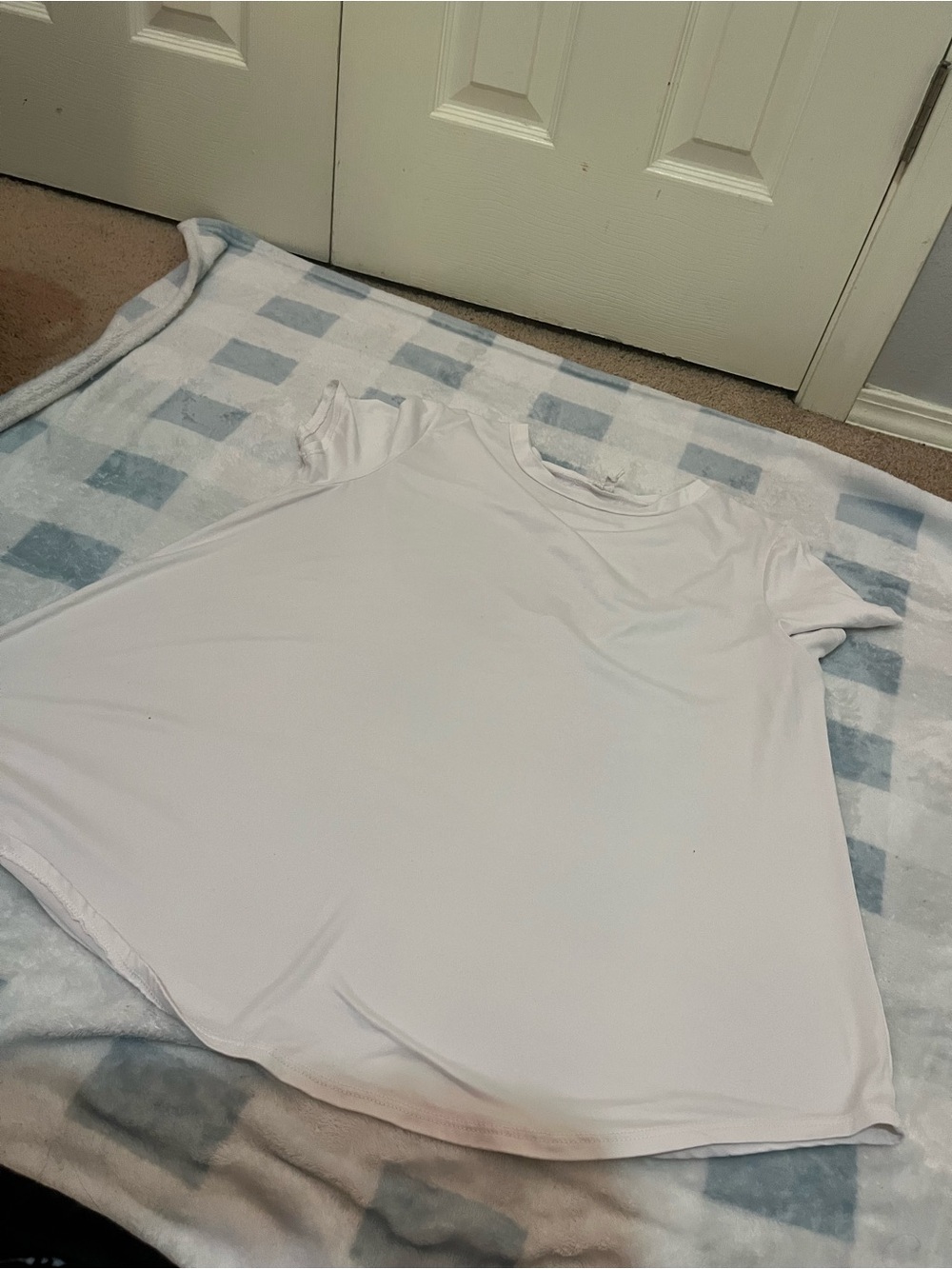 Everyday White Short Sleeve A-Line Tee